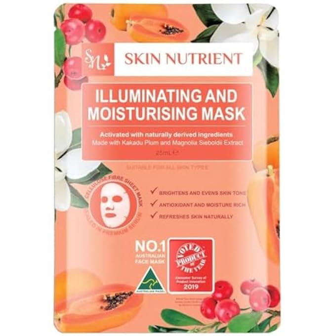Skin Nutrient ILLUMINATING & MOISTURISING FACE MASK - Image 1